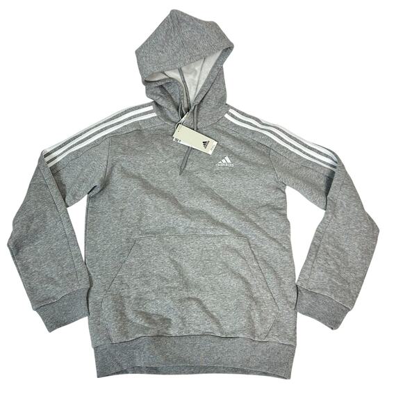 adidas Men's Essentials 3-Stripes Fleece Full-Zip Hoodie lot of (2) Size S L40 - Picture 2 of 10